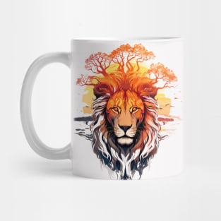 Lion Safari Animal Beauty Nature Wildlife Discovery Mug